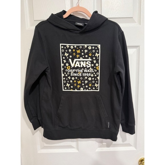 Vans Other - Vans Boys "Off the Wall" Floral Box Graphic Hoodie